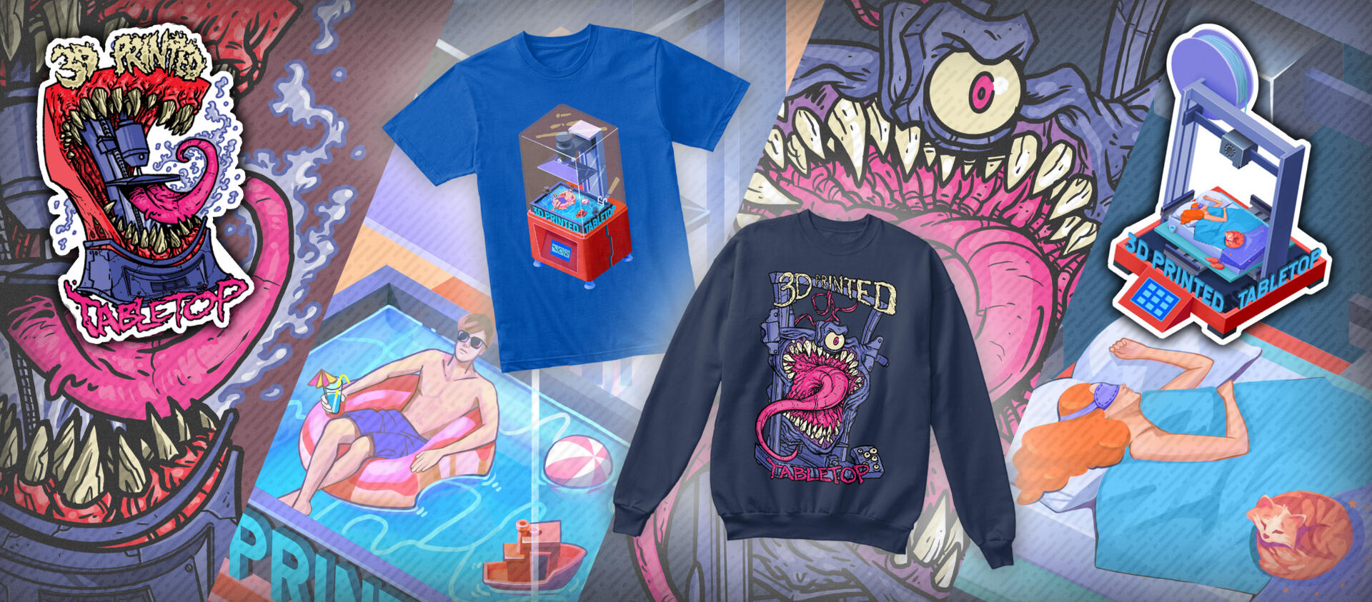 3D Printed Tabletop Spring Merch Store Link