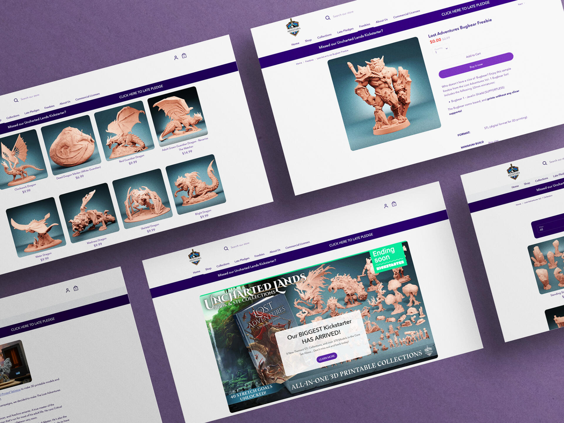 The Lost Adventures Store Link